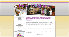Desktop Screenshot of hotel12baeume.de