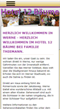 Mobile Screenshot of hotel12baeume.de